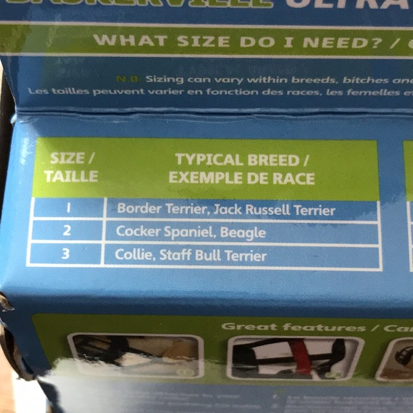 Baskerville dog Muzzle Black plastic & fabric box - Picture 11 of 11